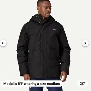 NWT! Men’s Patagonia stormshadow parka. Size medium. Black